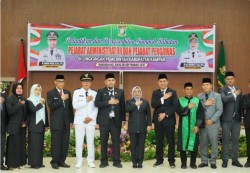17 Pejabat Eselon III dan IV Dilantik, Misharti Tekankan Integritas dan Pelayanan Publik