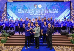 Achmad Faisal Reza Nahkodai KONI Pekanbaru, Wako Siapkan Dukungan Pembinaan Atlet