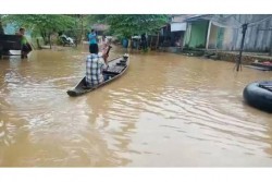 Banjir di Sarolangun Jambi Meluas