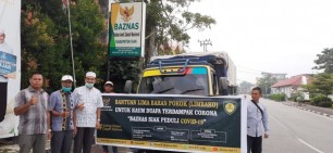 Bantu Penanganan Virus Covid-19, Baznas Siak Bagikan 4.750 Paket Sembako