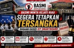 BASMI Desak Kejati Riau Segera Tetapkan Tersangka Dugaan Korupsi Smartboard Rp5 Miliar
