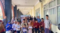 BAZNAS dan Kemenag Kampar Sukses Gelar Lebaran Yatim dan Penyandang Disabilitas 1448 H