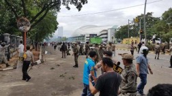 Bentrok di Solo, 2 Warga Tertemabak dan 1 Polisi Terluka