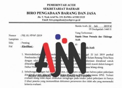 Berani, Dispora Aceh Batalkan Pemenang Tender Proyek