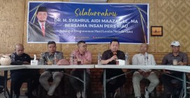 Bersempena Umumkam Pemenang Lomba Menulis Opini, Syahrul Aidi Serap Aspirasi Insan Pers Riau