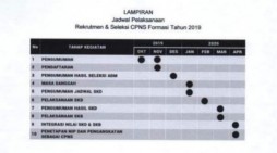 BKN Umumkan Jadwal Penerimaan CPNS 2019