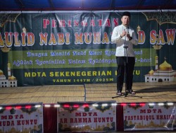 Buka Perlombaan antar MDTA se-Kenegerian Kuntu, Syahrul Aidi Berikan Pesan ini ke Orang Tua