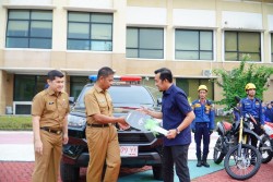 Bupati Ahmad Yuzar Serahkan Mobil Rescue, Damkar Kampar Perkuat Layanan Darurat
