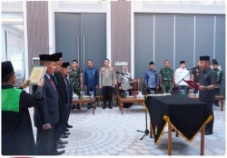 Bupati Kampar Ahmad Yuzar Lantik Pimpinan BAZNAS Kabupaten Kampar Periode 2026–2031
