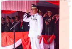 Bupati Kampar Ahmad Yuzar Pimpin Upacara HUT ke-81 Kemerdekaan RI di Bangkinang