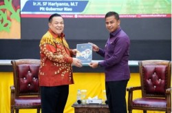 Bupati Kampar Sambut Kunjungan Kerja Plt Gubernur Riau di Balai Bupati