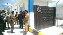 Bupati Meranti Tinjau Bangunan Pelabuhan RORO Desa Insit Sebelum Diresmikan