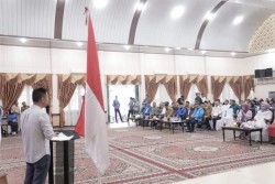 Bupati Rohil Afrizal Sintong, Hadiri MUSDA Ke VII KNPI ROHIL 2023