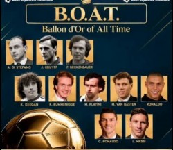 Cristiano Ronaldo Kalahkan Messi, Raih Gelar BOAT Terbaik Sepanjang Sejarah Ballon d’Or