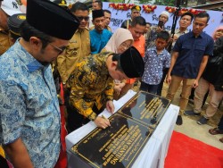 Syukuran Jembatan Pulau Jambu, Syahrul Aidi Himbau Warga agar Menjaga Infrastruktur Bersama