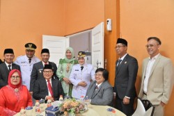 Siap Sinergi, Wakil Bupati Bengkalis Hadiri Pelantikan Bupati dan Wakil Bupati Siak