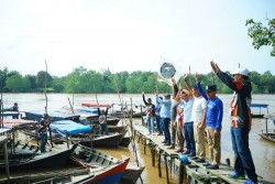 Demi Lestarikan Sungai Siak, Komunitas UFC Gelar Mancing Bareng Udang Galah
