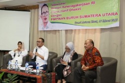 Di Medan, Menaker Minta BLK Lebih Inovatif Dan Kreatif
