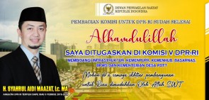 Dilantik Jadi Anggota DPR RI, Syahrul Aidi Dipercaya di Komisi V