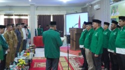 dr. Suratmin Resmi Dilantik Ketua AlJamiatul Waliah, Bupati Rohil: Bersinergi Membangun Rohil