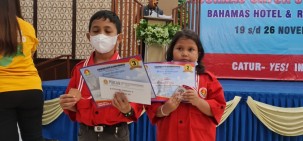 Dua Atlit Cilik Riau Raih Medali di Kejurnas Catur, Master Utut pun Apresiasi