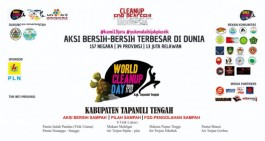 Dukung World Cleanup Day (WCD) 2019 di Tapteng PLN Siap All Out