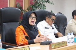 Eva Yuliana Sambut Baik Pertemuan Masyarakat dan Pelaku Usaha Tapung, Siap Awasi Pelaksanaan