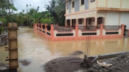 Gampong di Labuhan Haji Tergenang Banjir Akibat Hujan yang Terjadi Selama 3 Jam
