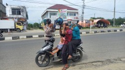 Gelar Razia Penerapan Protkes Covid-19, Polres Rohul Minta Warga Terapkan 3M