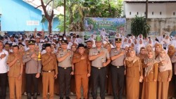 Green Policing Masuk Sekolah, Kapolres Kampar Ajak Siswa Cegah Karhutla
