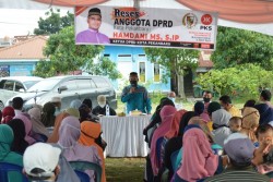 Hamdani Reses di Wonorejo, Terima Aspirasi Pembangunan Berbagai Fasilitas Umum