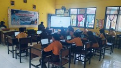 Hari Pertama Pelaksanaan TKA di SD 014 Batu Belah Kecamatan Kampar Berjalan Lancar