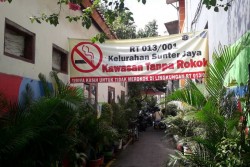 Hebat, Ada Kampung Tanpa Rokok di Jakarta Utara
