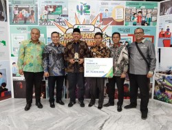 Kampung Laksmana Siak Ditetapkan Desa Sadar Jamsosnaker Terbaik Nasional 2019