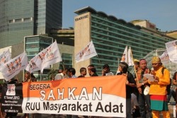 Koalisi Kawal RUU Masyarakat Adat Kecewa pada Jokowi
