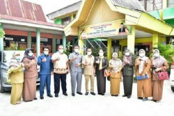 Komisi III DPRD Pekanbaru Tinjau Proses Belajar Tatap Muka Di SMPN 16
