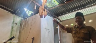 Kondisi Memprihatinkan, Kades Pulau Rambai Minta Pemkab Kampar Bangun Kantor Baru