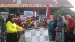 Labuhanhaji Gelar Karnaval Pawai Adat Meriahkan HUT RI