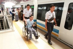 LRT Sumsel Palembang Ramah Disabilitas