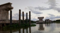 Mahasiswa Singkil Desak Rekanan Segera Kerjakan Jembatan Kilangan