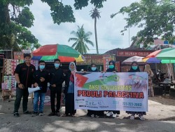Mahasiswa Tambang Gelar Aksi Penggalangan Dana Untuk Palestina