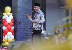 Malam Resepsi HUT ke-81 RI di Kampar Meriah, Bupati Ajak Perkuat Kebersamaan