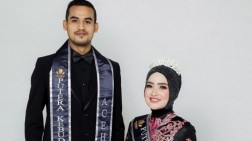 Masuki Karantina di Jakarta, Putri Kebudayaan Aceh 2019 Pamerkan Pakaian Adat Modifikasi