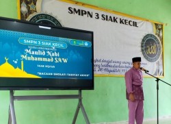 Memperingati Maulid Nabi Muhammad SAW 1448 H, SMPN 3 Siak Kecil Gelar Lomba Keagamaan