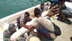Nelayan Temukan Drone Laut China di Pulau Tenggel Bintan