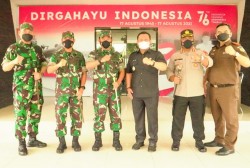 Pangdam I/Bukit Barisan Kunjungan Kerja ke Kampar, Minta Capaian Vaksinasi Ditingkatkan