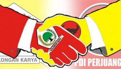 PDI P Bantu Golkar Kalahkan Gerindra Rebut Posisi Dua Besar
