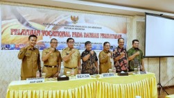 Pelatihan Vocational Daerah Perbatasan, Sekda Meranti: Potensi Daerah Harus Jadi Produk Unggulan