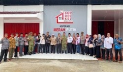 Pemkab Rohil Ikuti Peresmian Nasional Koperasi Merah Putih, Perkuat Ekonomi Desa