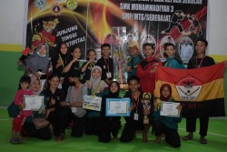 Perguruan Pencak Silat Surya Sakti Padang Juara Pencak Silat Piala Kepala Sekolah SMK MUTI Pekanbaru